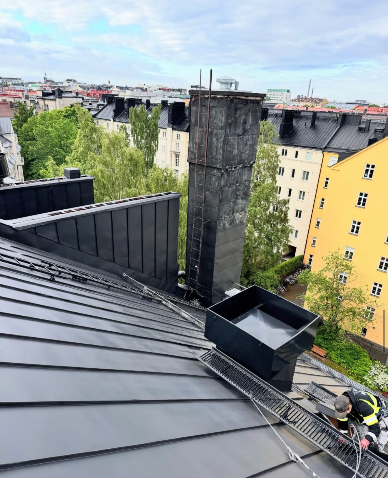 Kattotyöt – peltikaton yleiskuva