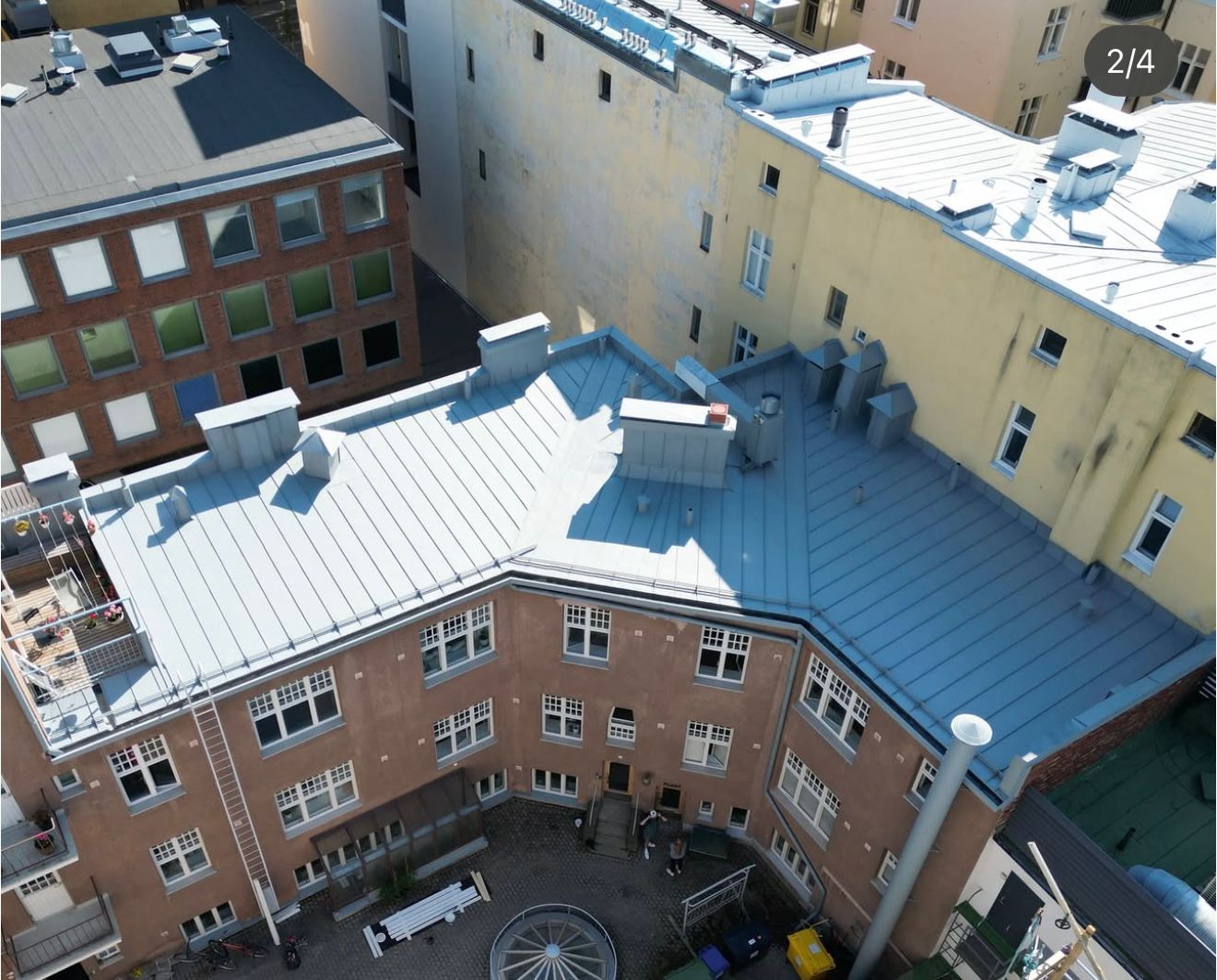 Kattotyöt – peltikatto lähikuva
